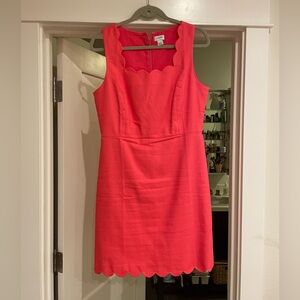 J. Crew Vibrant Pink Mini Dress